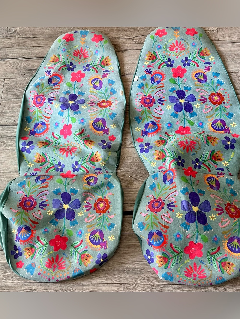 Natural Life Seat Covers Set of 2 Floral Boho